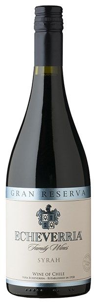 Vina Echeverria, Gran Reserva, Valle de Colchagua, Syrah 2019 75cl - Buy Vina Echeverria Wines from GREAT WINES DIRECT wine shop