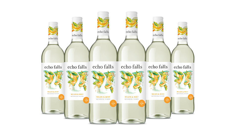 Echo Falls Botanical Fusion Melon & Mint White Wine 75cl x 6 Bottles - Just Wines 