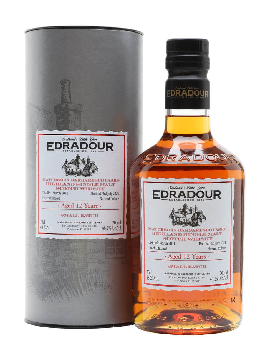 Edradour 12 Year Old Barbaresco Cask 70cl 48.2% - Just Wines