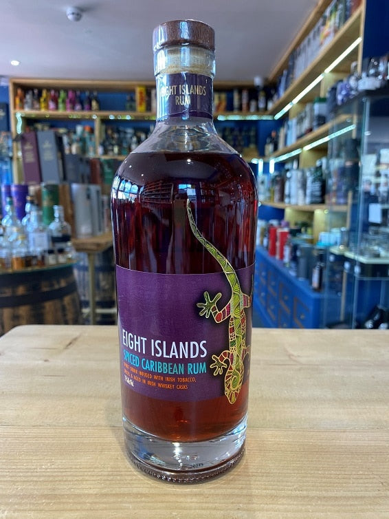 Eight Islands Spiced Caribbean Rum 70cl 35% - Just Wines 