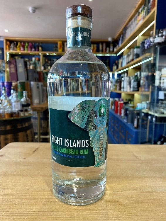 Eight Islands White Caribean Rum 70cl 40% - Just Wines 