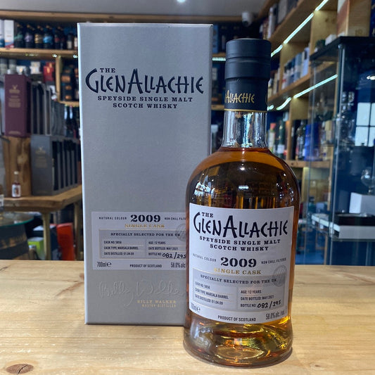 GlenAllachie Single Cask Marsala Barrel 2009 Aged 12 Years (Cask 5856) 70cl 58% - Just Wines 