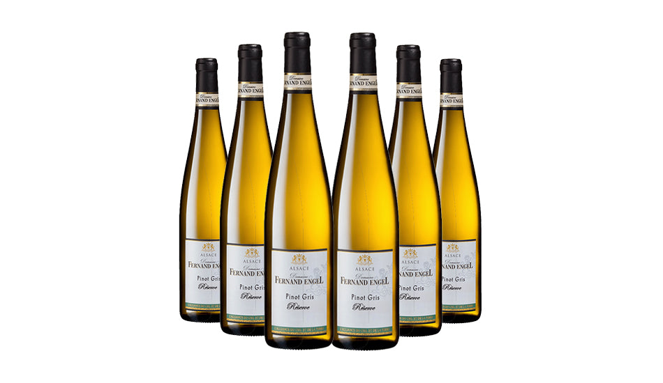 Fernand Engel Pinot Gris Reserve White Wine 75cl x 6 Bottle - Just Wines 