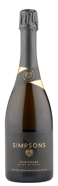 Simpsons Wine Estate, Kent, 'Flint Fields' Blanc de Noirs Brut 2020 75cl - Buy Simpsons Wine Estate Wines from GREAT WINES DIRECT wine shop