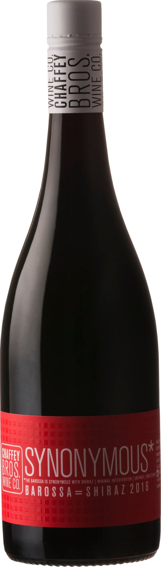 Chaffey Bros Wine Co Synonymous Shiraz 2020 75cl - Buy Chaffey Bros Wine Co Wines from GREAT WINES DIRECT wine shop