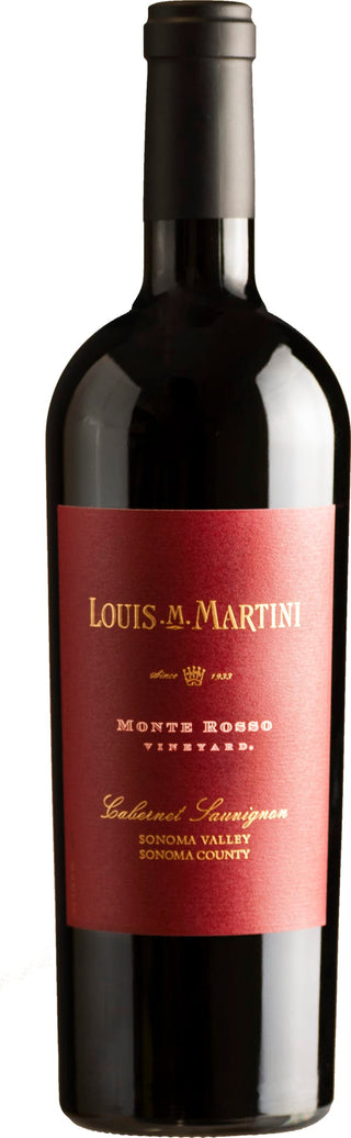 Louis M Martini Monte Rosso Cabernet Sauvignon 2018 6x75cl - Just Wines 