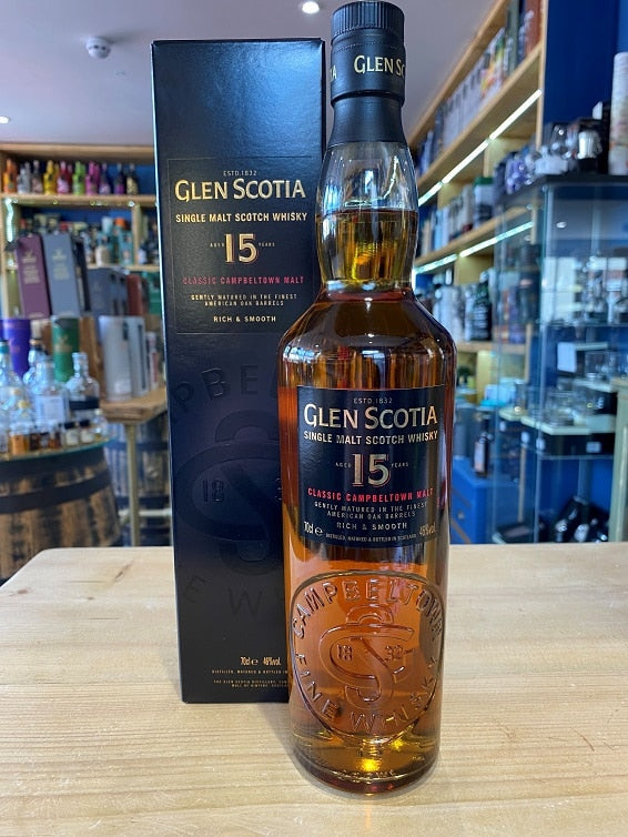 Glen Scotia 15 Year Old 70cl 46% - Just Wines 