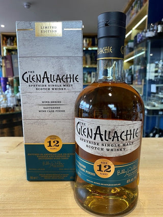 GlenAllachie 12 Year Old Sauternes Wine Cask Finish 48% 6x70cl - Just Wines 
