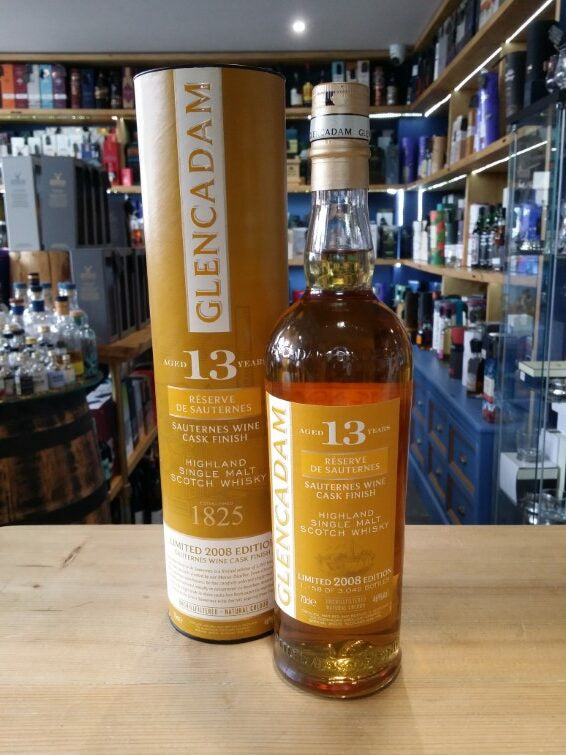 Glencadam Aged 13 Years 2008 Edition Sauternes Wine Cask Finish 70cl 46% - Just Wines 