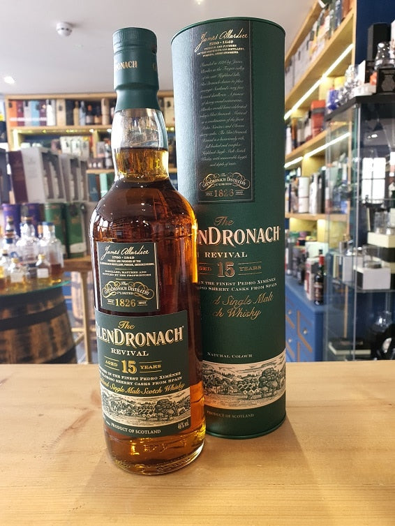 GlenDronach 15 Year Old Revival 70cl 46% - Just Wines