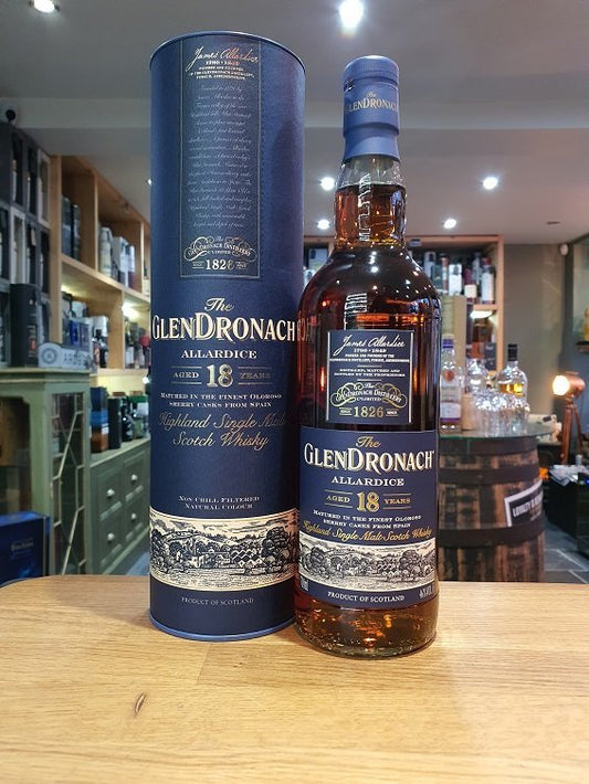 GlenDronach Allardice 18 Year Old 70cl 46% - Just Wines