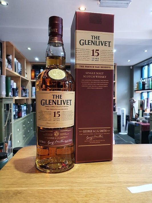 Glenlivet 15 Year Old French Oak 70cl 40% - Just Wines