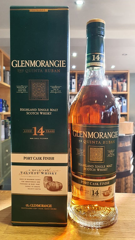 Glenmorangie The Quinta Ruban Aged 14 Years 46% 70cl - Just Wines 