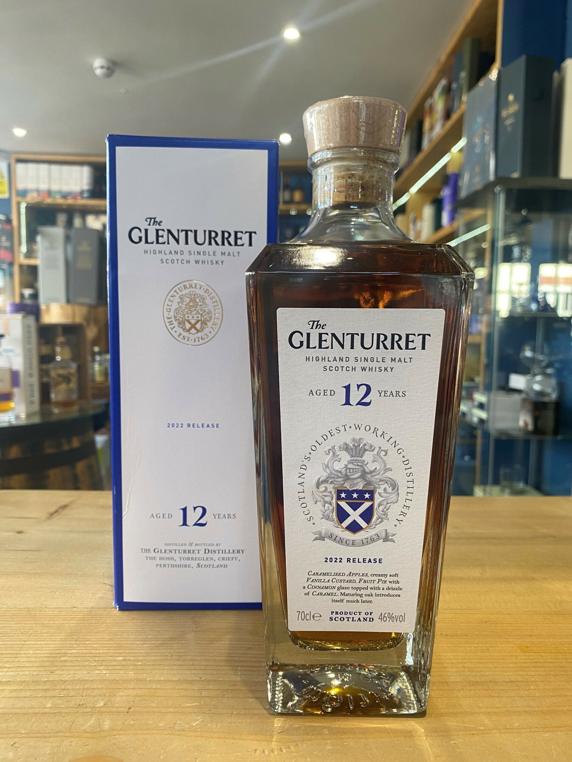 Glenturret Aged 12 Years 2022 Release 70cl 46% - Just Wines