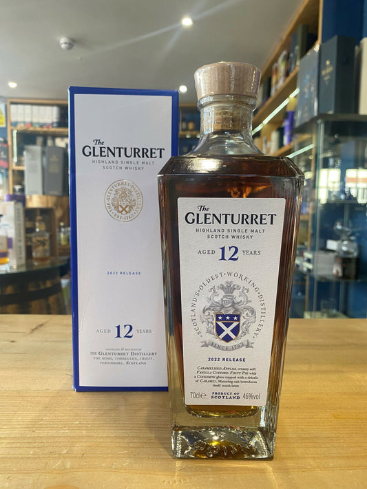 Glenturret Aged 12 Years 2022 Release 70cl 46% - Just Wines 