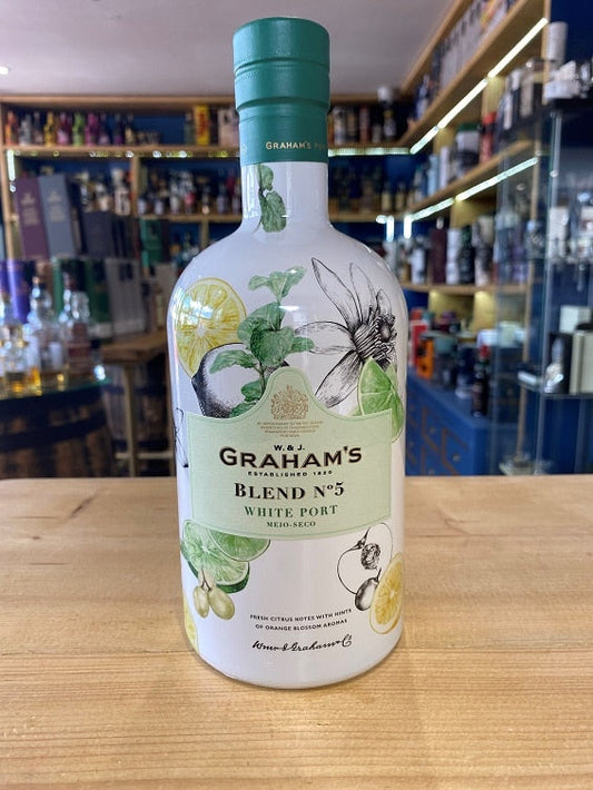 Graham's Blend No.5 White Port 75cl 19% - Just Wines 