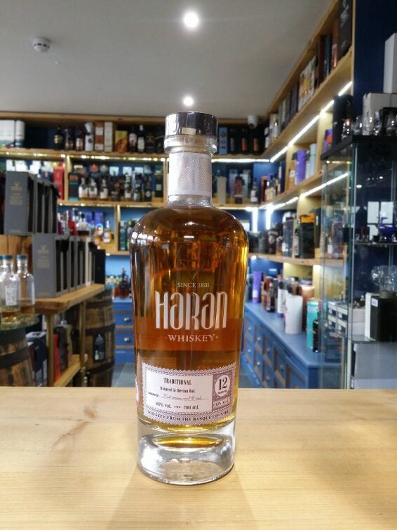 Haran Traditional Aged 12 Years Spanish Whiskey 70cl 40% - Just Wines 