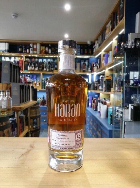 Haran Traditional Aged 12 Years Spanish Whiskey 70cl 40% - Just Wines 