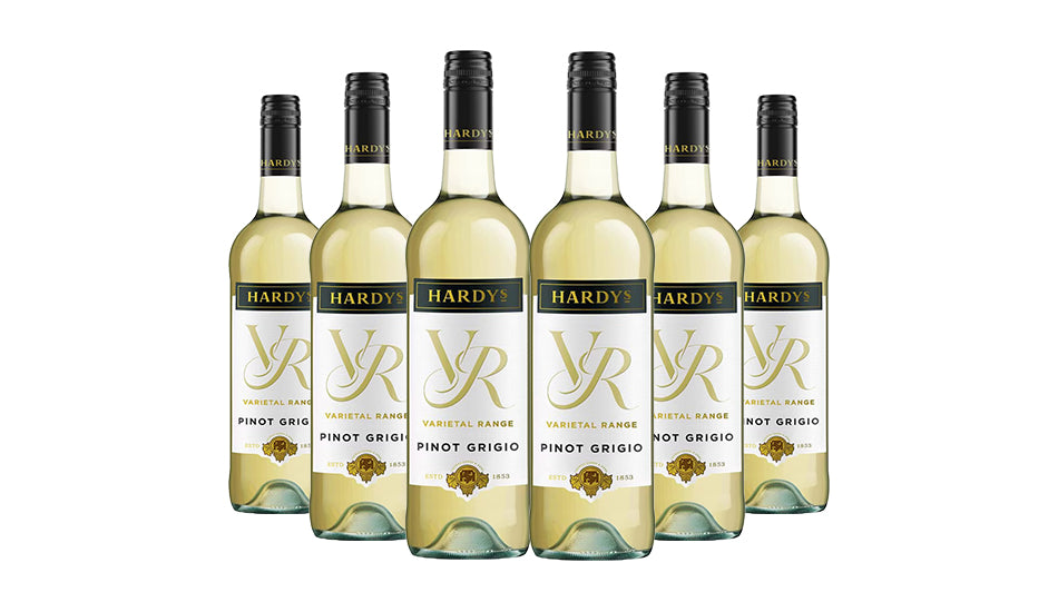 Hardys VR Pinot Grigio White Wine 75cl x 6 bottles - Just Wines