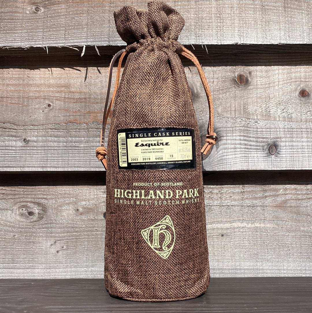 Highland Park Single Cask 'Esquire' Aged 15 Years 70cl 60.3% - Just Wines 