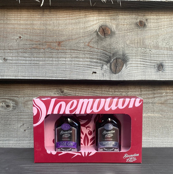Sloemotion Gin Gift Set 2 x 26% 12x5cl - Just Wines 