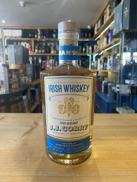 J.J Corry The Hanson Irish Grain Whiskey 70cl 46% - Just Wines 