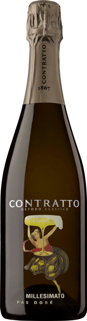 Contratto Millesimato Pas Dose 2020 75cl - Buy Contratto Wines from GREAT WINES DIRECT wine shop