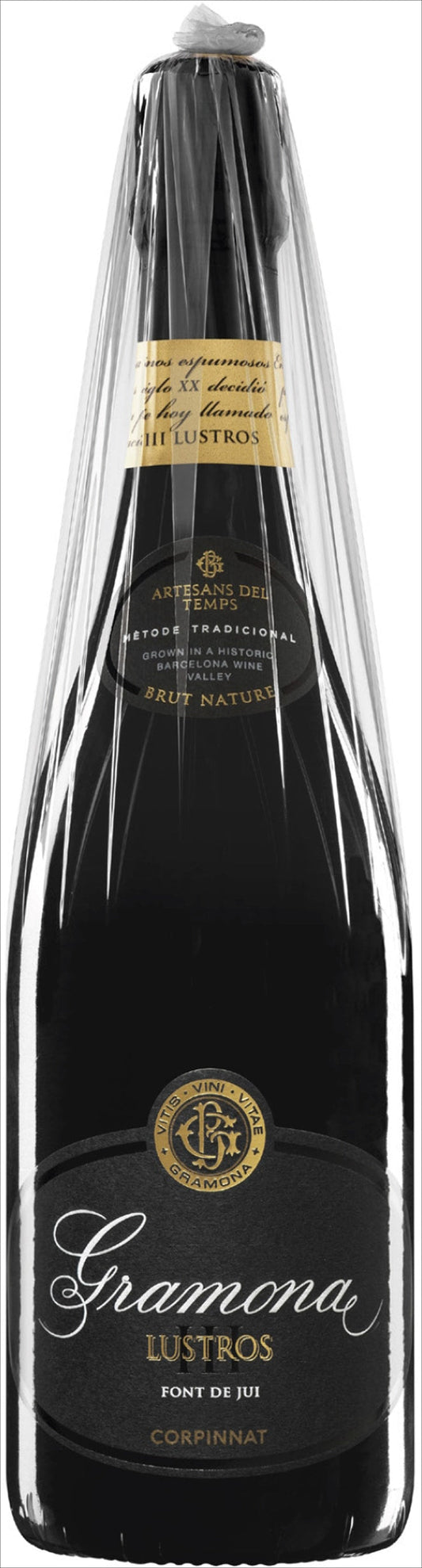 Gramona Lustros Brut Nature Organic 2015 75cl - Buy Gramona Wines from GREAT WINES DIRECT wine shop