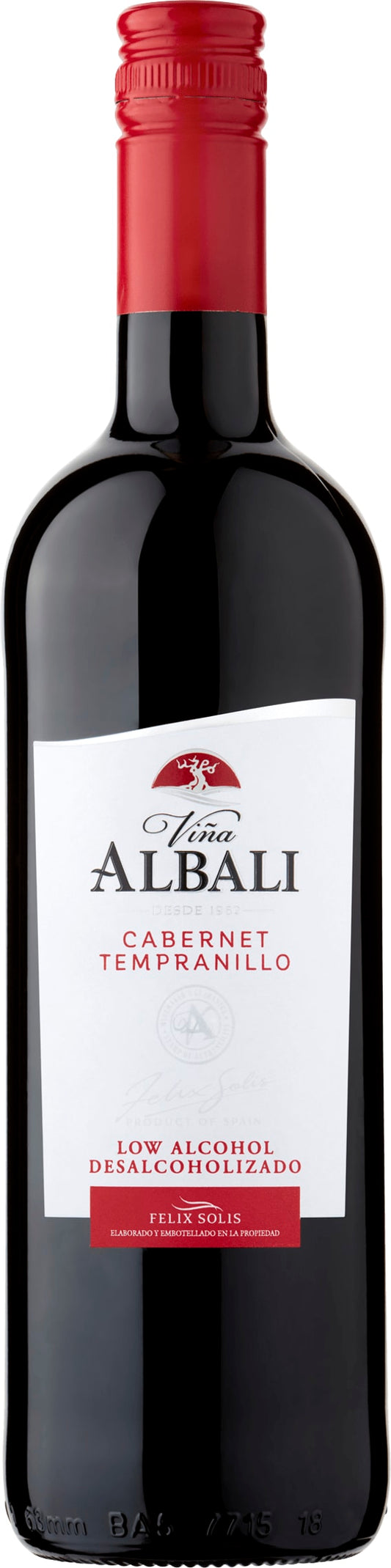 Albali Cabernet Sauvignon Tempranillo Low Alcohol 2022 75cl - GREAT WINES DIRECT