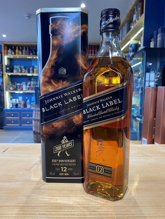 Johnnie Walker Black Label Aged 12 Years 200th Anniversary 40% 70cl - Just Wines 