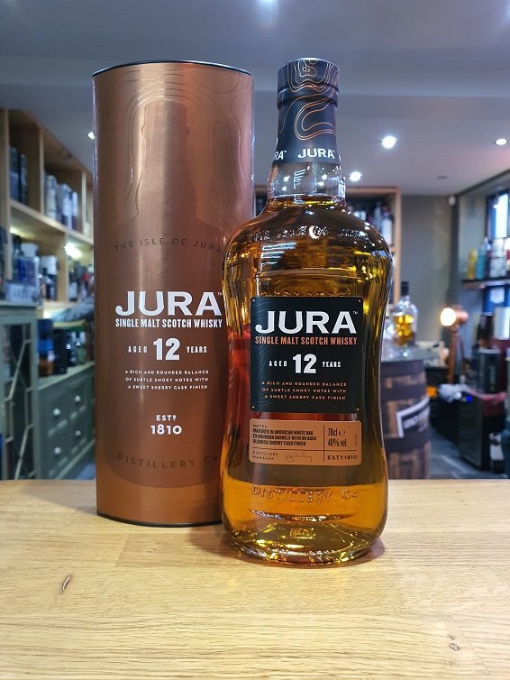 Isle of Jura 12 Year Old 40% 6x70cl - Just Wines 
