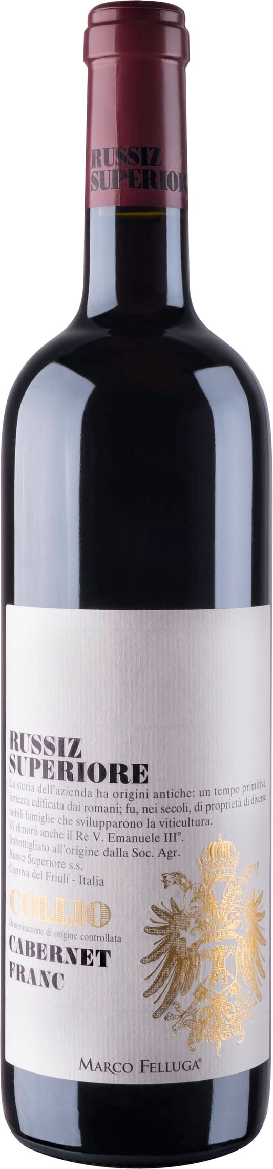 Russiz Superiore Cabernet Franc, Collio 2021 75cl - Buy Russiz Superiore Wines from GREAT WINES DIRECT wine shop