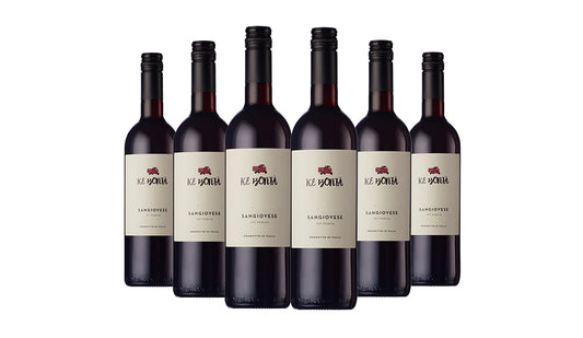 Ke Bonta Sangiovese Red Wine 75cl x 6 Bottles - Just Wines 