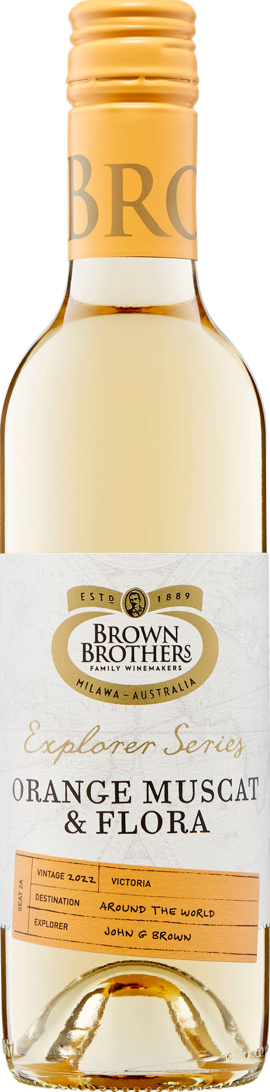 Orange Muscat and Flora 22 Brown Brothers 12/375 37.5cl - Just Wines 