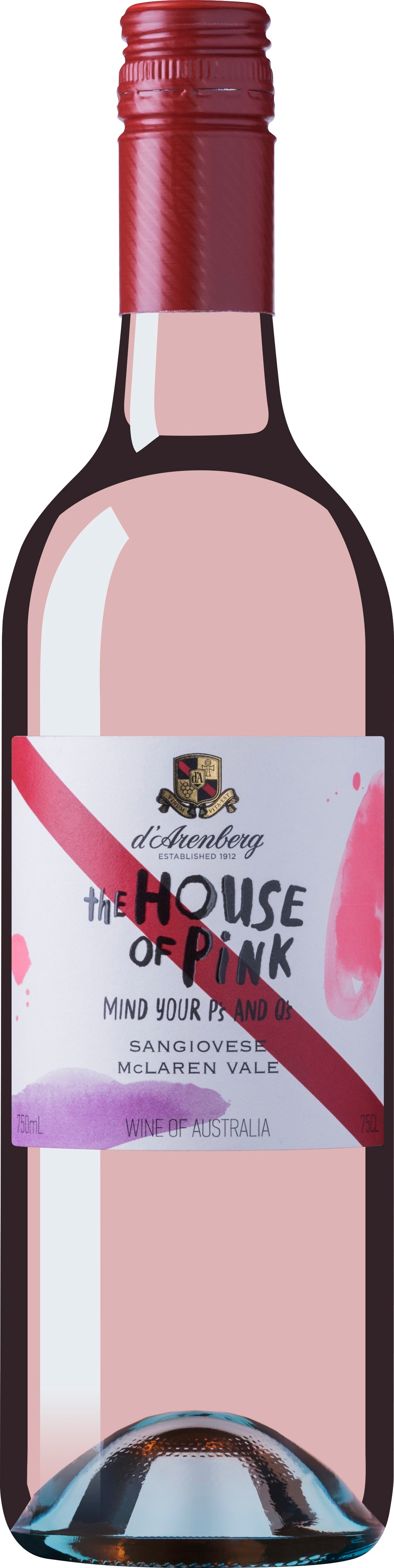 D Arenberg The House of Pink Sangiovese Rose 2023 75cl - Just Wines 