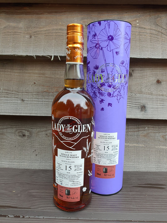 Lady of The Glen Glen Elgin 2008 15 Years Old 70cl 58.5% - Just Wines