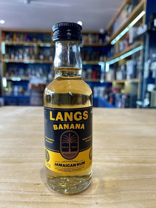 Langs Banana Jamaican Rum 37.5% 12x5cl - Just Wines 