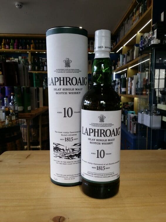 Laphroaig 10 Year Old 40% 6x70cl - Just Wines 