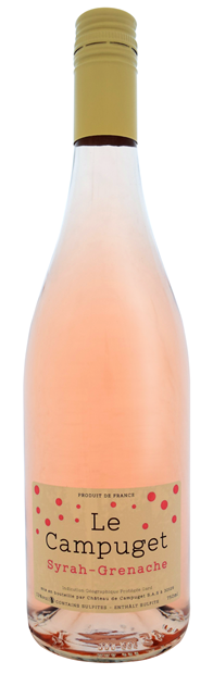 Chateau de Campuget 'Le Campuget' Syrah Grenache Rose, Vin de Pays du Gard 2023 75cl - Buy Chateau de Campuget Wines from GREAT WINES DIRECT wine shop