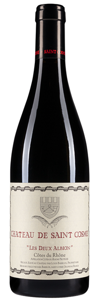 Chateau de Saint Cosme, Les Deux Albion, Cotes du Rhone 2021 75cl - Just Wines 