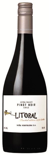 Vina Ventolera 'Litoral', Valle de Leyda, Pinot Noir 2019 75cl - Buy Vina Ventolera Wines from GREAT WINES DIRECT wine shop