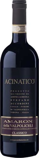 Accordini Amarone Classico DOCG Organic 2019 75cl - Buy Accordini Wines from GREAT WINES DIRECT wine shop