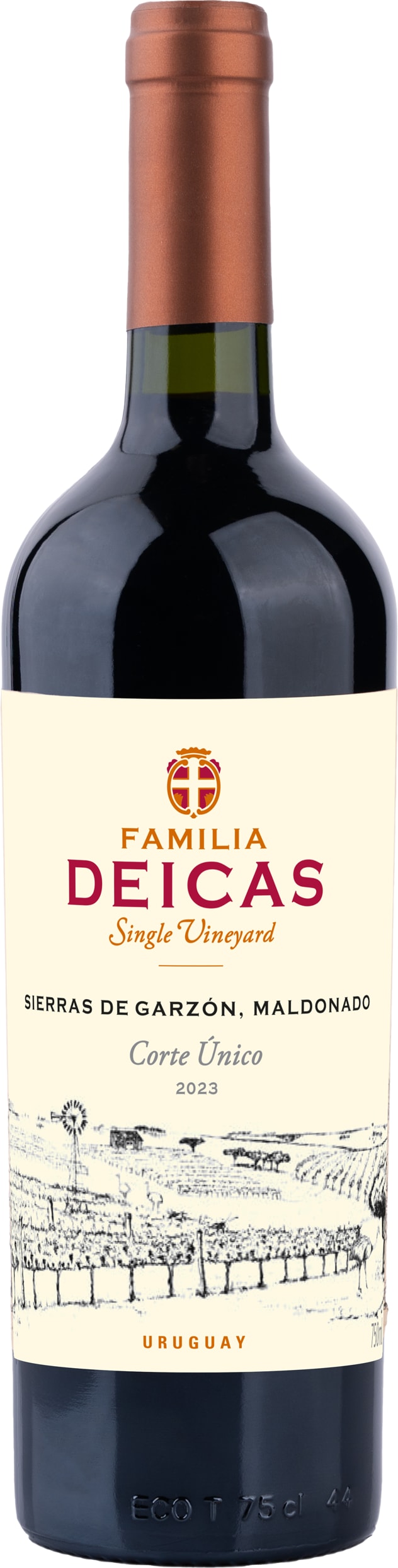 Familia Deicas Single Vineyard Garzon Corte Unico 2023 75cl - Buy Familia Deicas Wines from GREAT WINES DIRECT wine shop