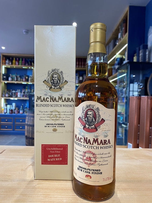 MacNaMara Double Matured Rum cask finished 40% 70cl - Just Wines 