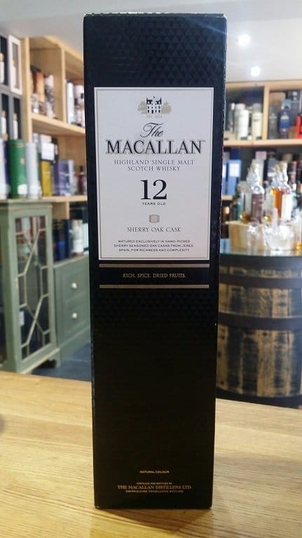 Macallan12 Year Old Sherry Oak 40% 6x70cl - Just Wines 