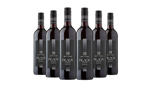 McGuigan Black Label Merlot Red Wine 75cl x 6 Bottles - Just Wines 