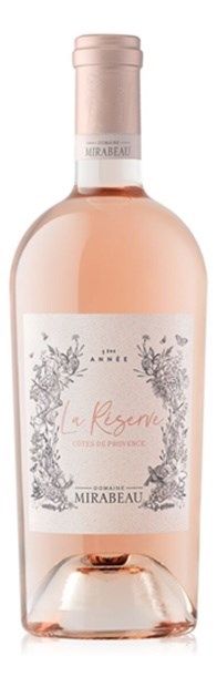 Domaine Mirabeau , Cotes de Provence, 'La Reserve' Rose 2022 75cl - Buy Domaine Mirabeau Wines from GREAT WINES DIRECT wine shop