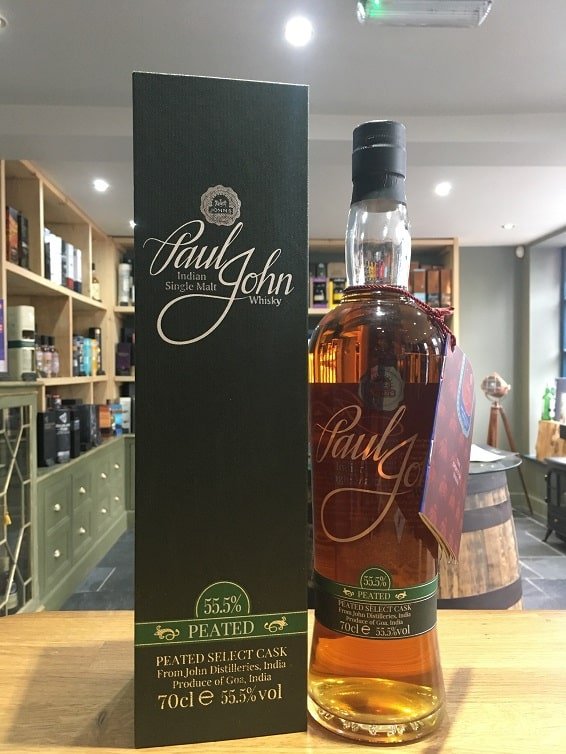 Paul John Indian Single Malt Peated Select 55.5% 70cl - Just Wines 