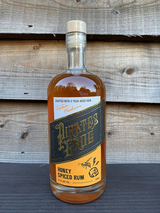 Pirates Grog Honey Spiced Rum 70cl 37.5% - Just Wines 