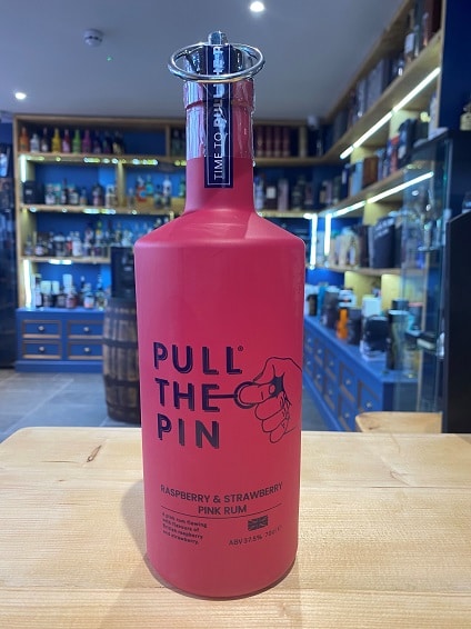 Pull the Pin Raspberry & Strawberry Pink Rum 37.5% 6x70cl - Just Wines 